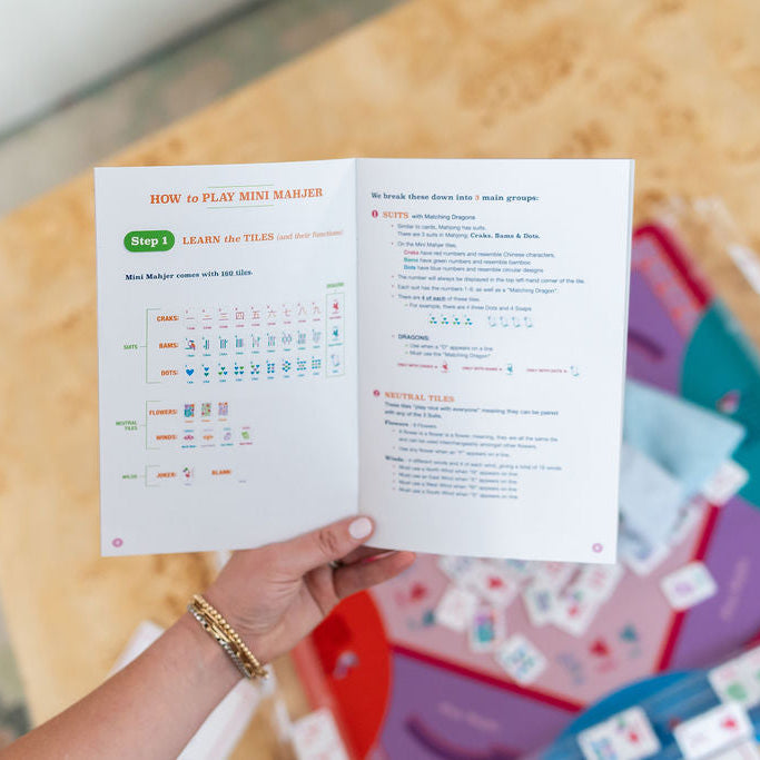 mahjong instruction booklet