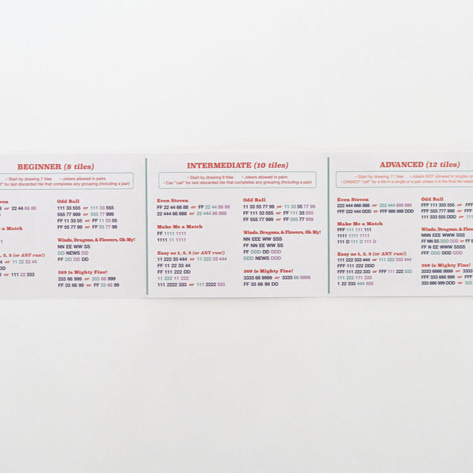 inside of a mahjong for kids card