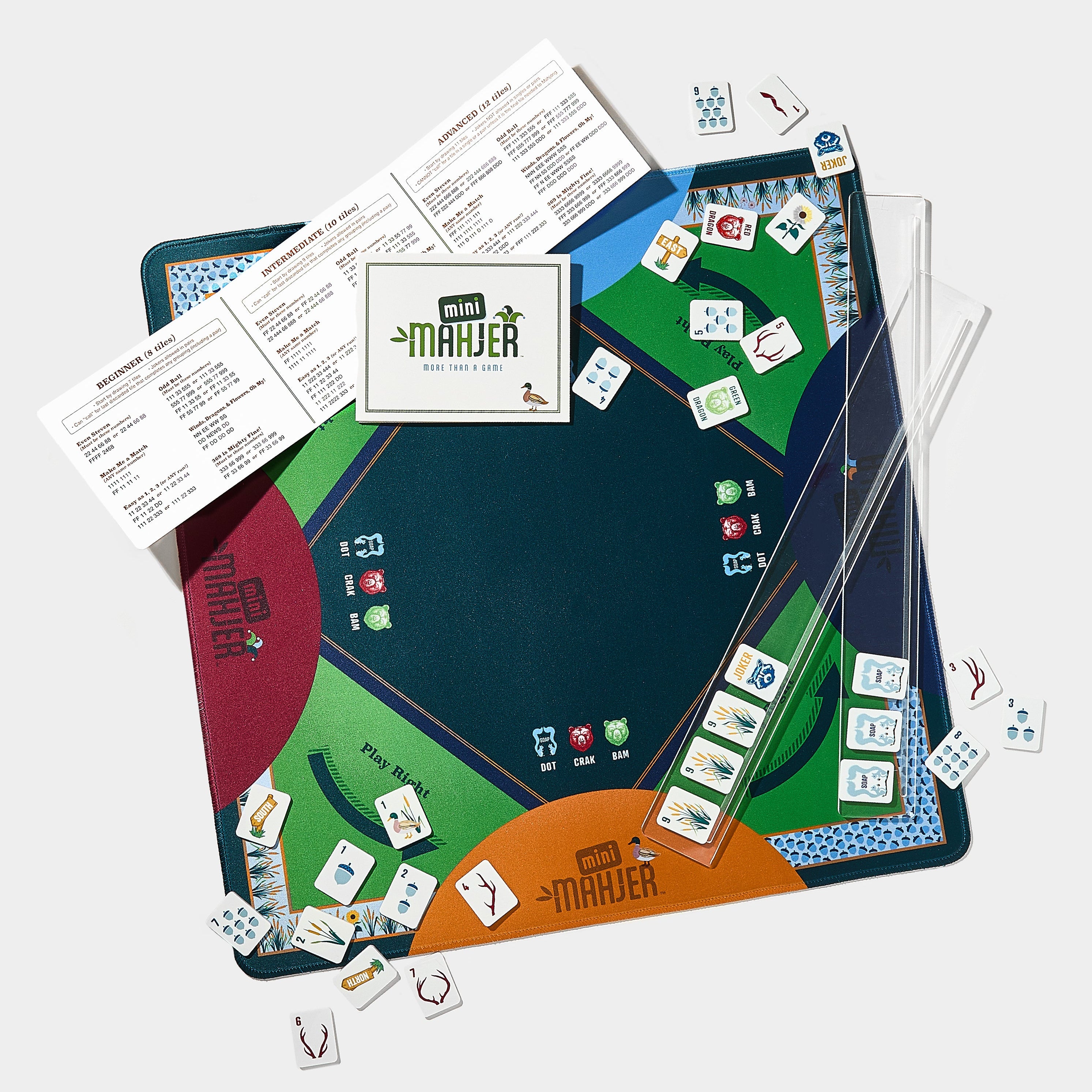 Kids' Mahjong Set: Woodlands Edition - Mini Mahjer