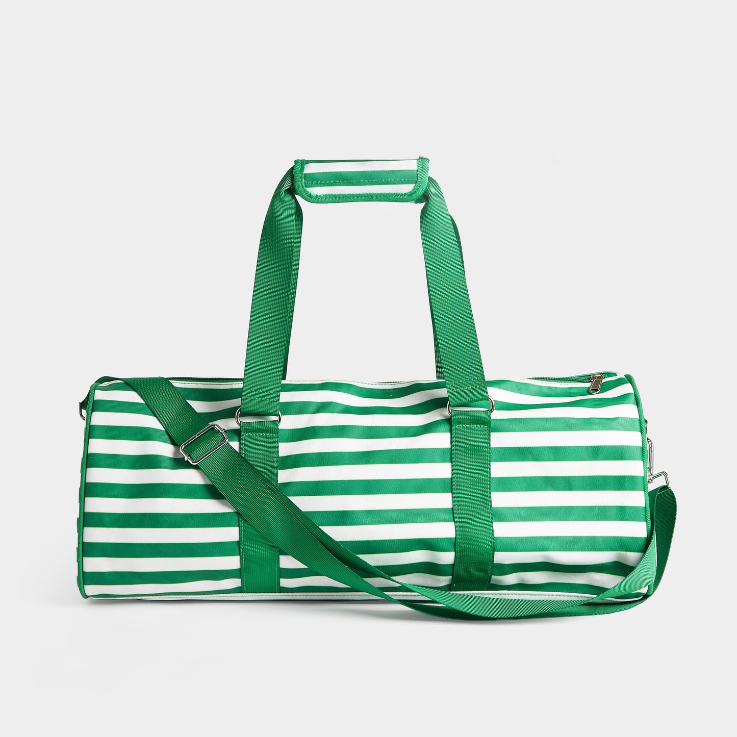Carry All Bag: Green & White
